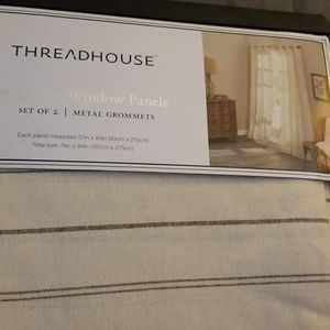 Thread house Curtain Panels